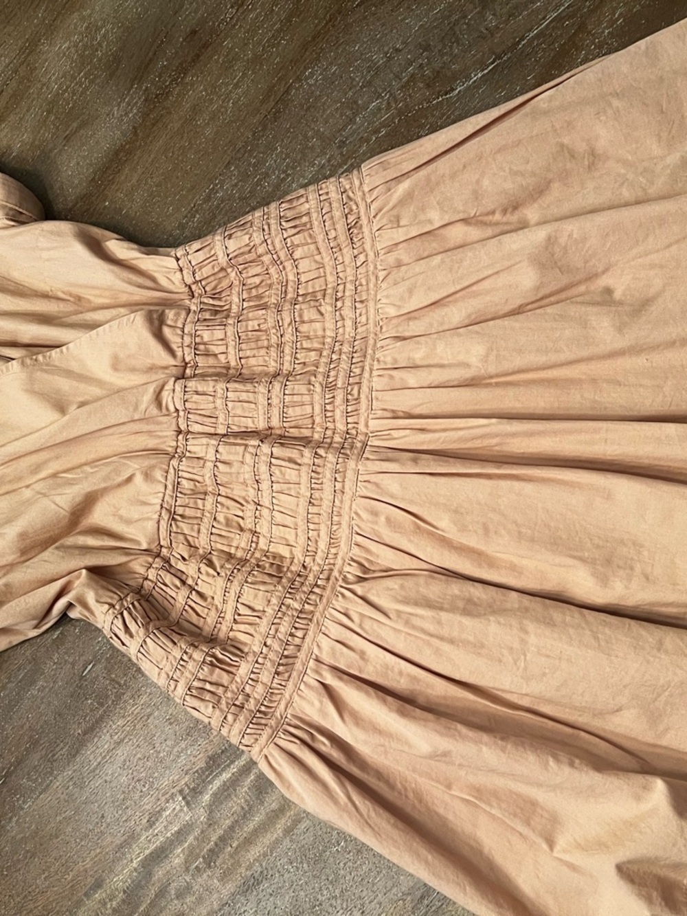 Anthropologie Blush-Tan Utility Shirt